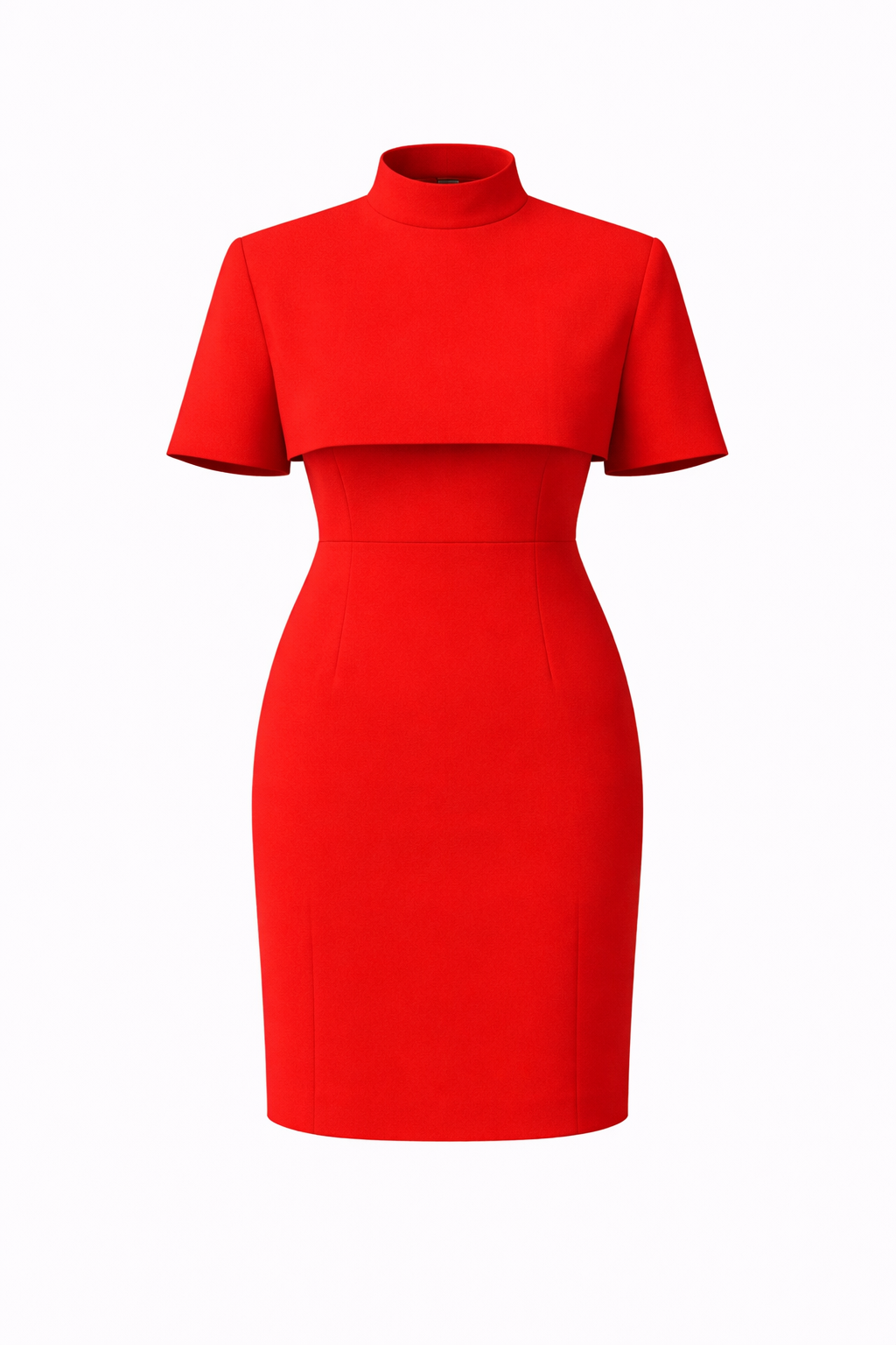 Scarlet Cape Midi Dress