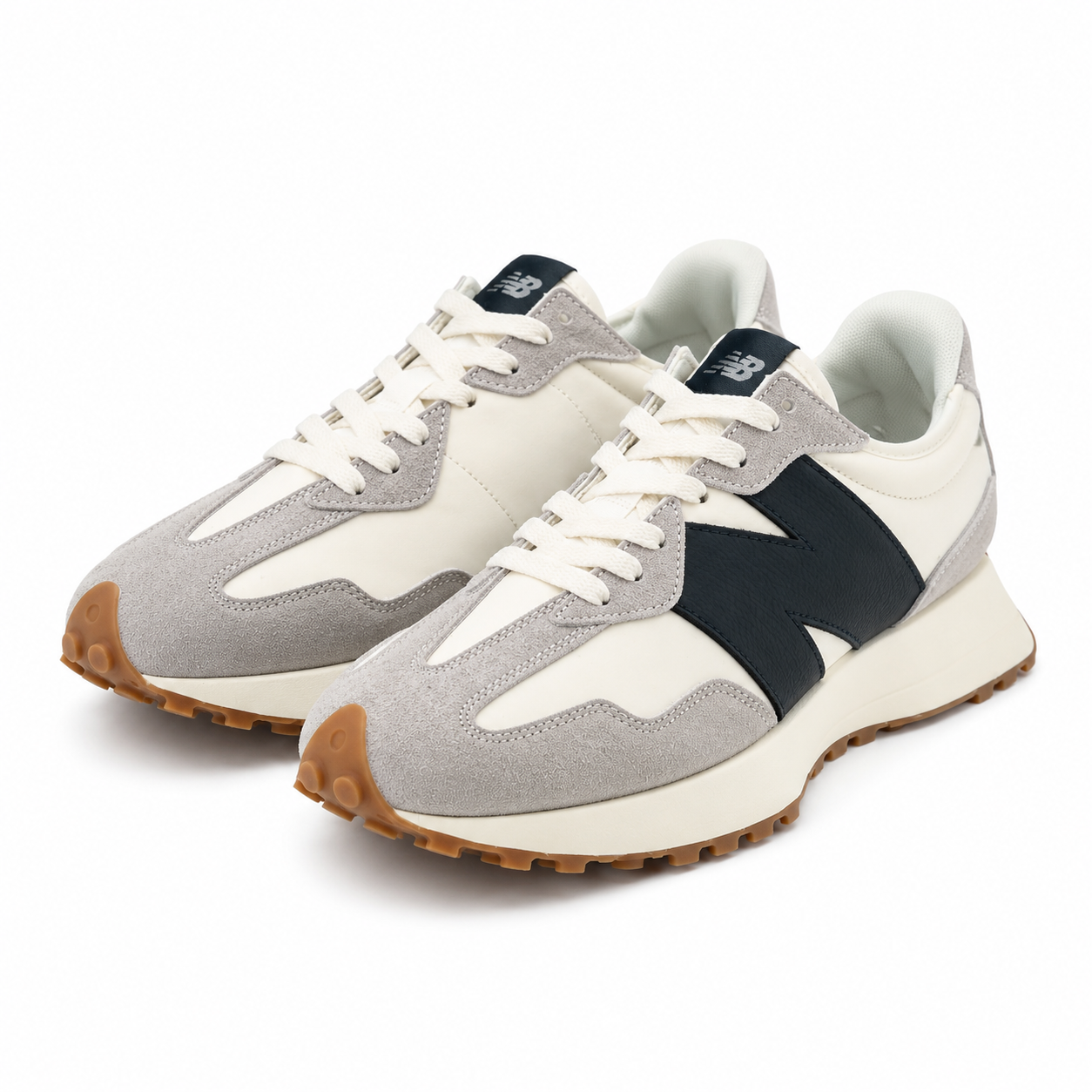 Aurelia White & Stone Chunky Trainers