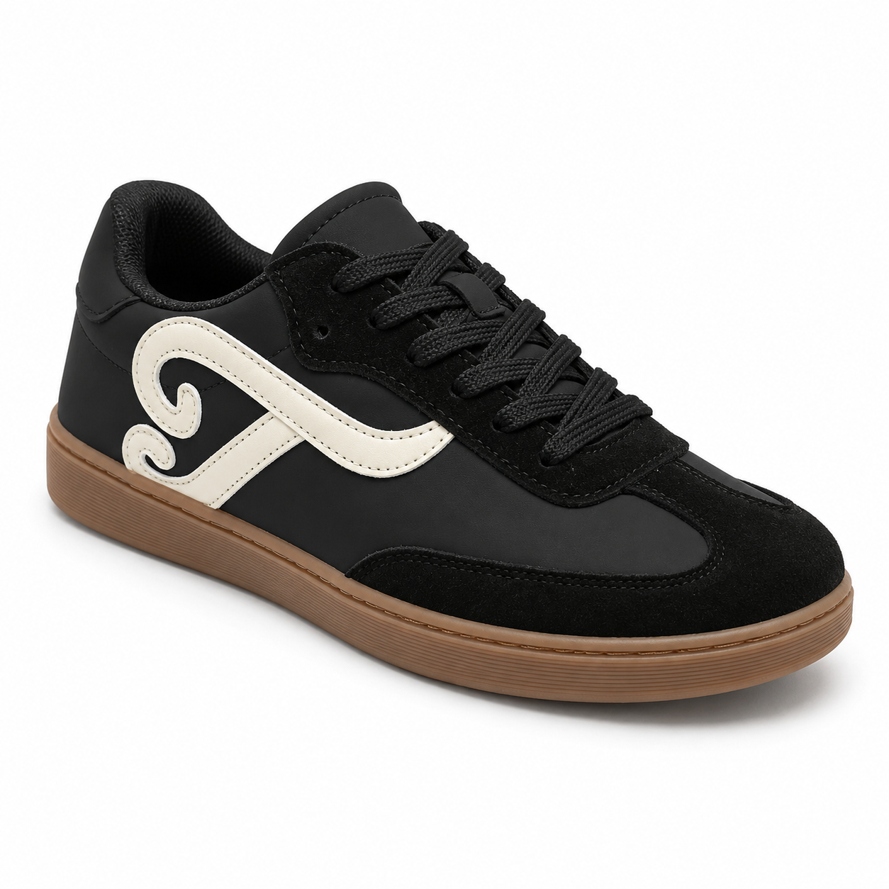 Noir Wave Low-Top Trainers
