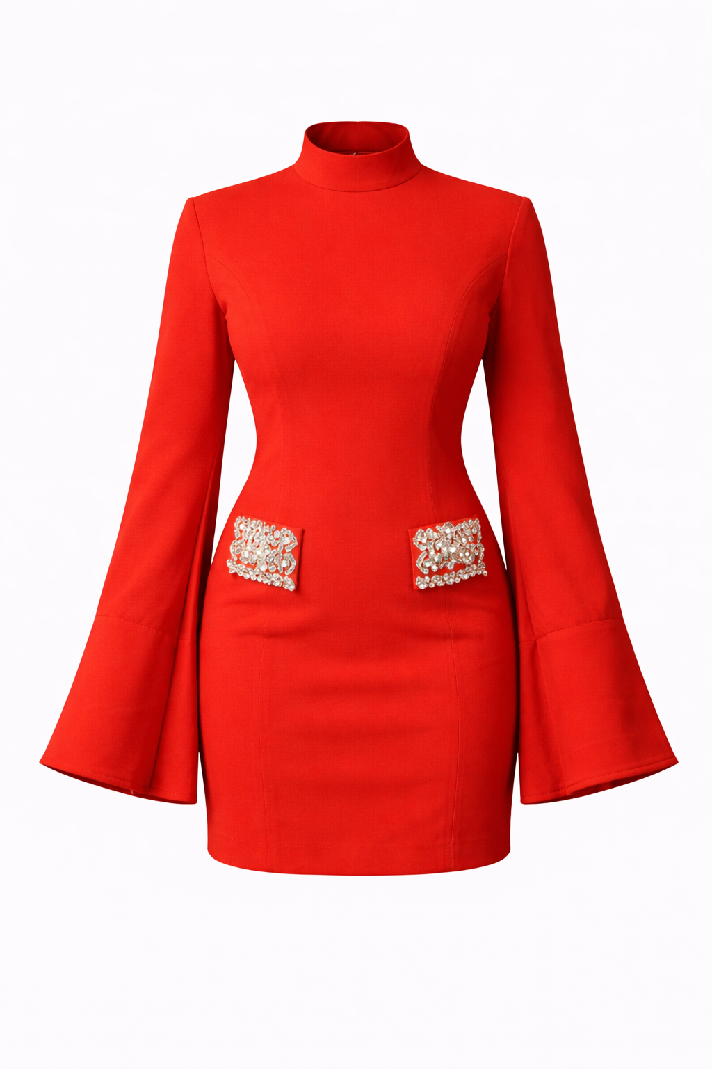 Scarlet Empress Embellished Mini Dress