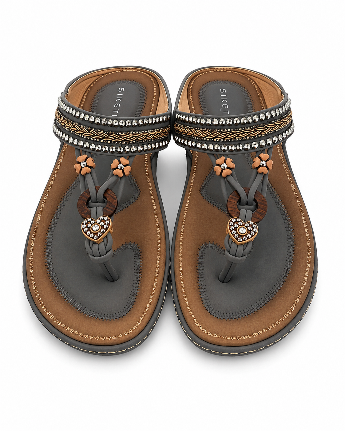 Solea Beaded Comfort Sandals