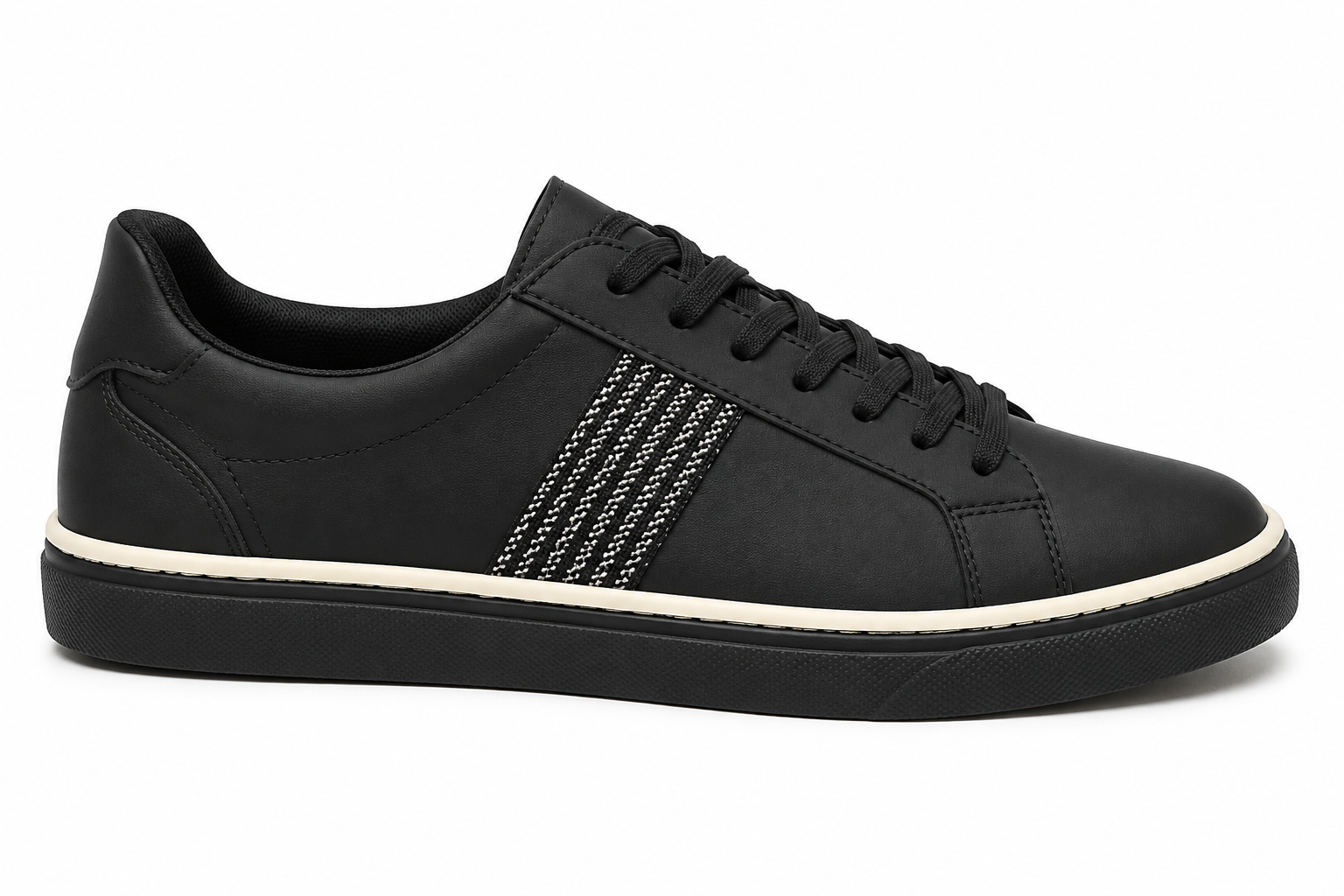 Obsidian Stripe Low-Top Trainers